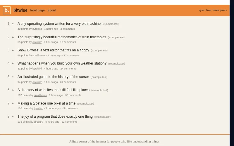 Preview of Bitwise — ranked link digest