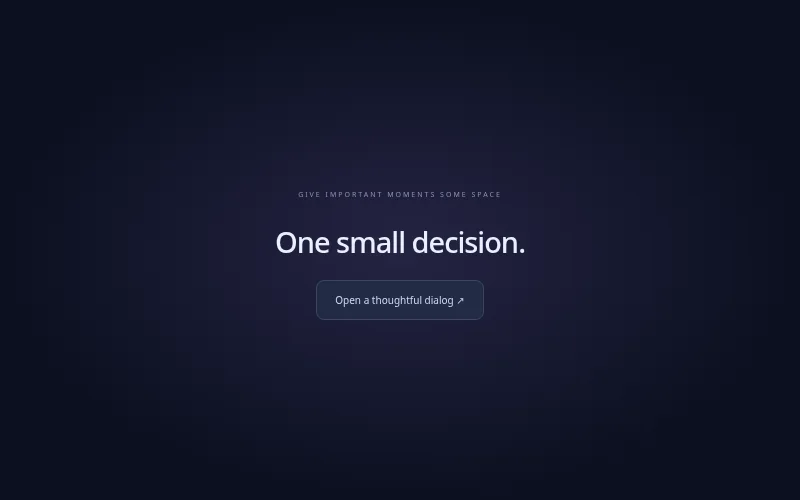 Preview of A considered modal