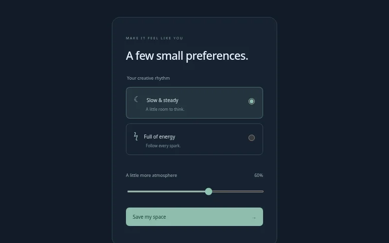 Preview of Tactile form controls