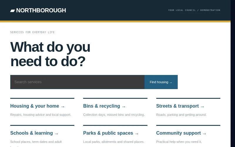 Preview of Northborough — public service directory