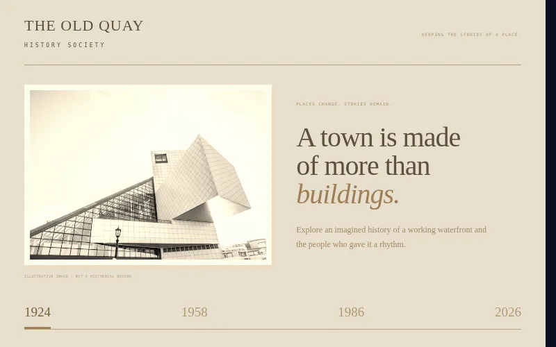 Preview of Old Quay — heritage timeline