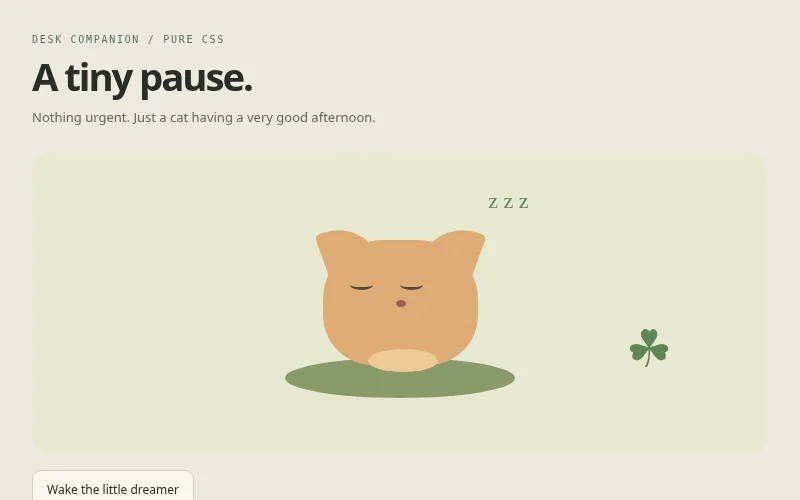 Preview of Pocket cat daydream