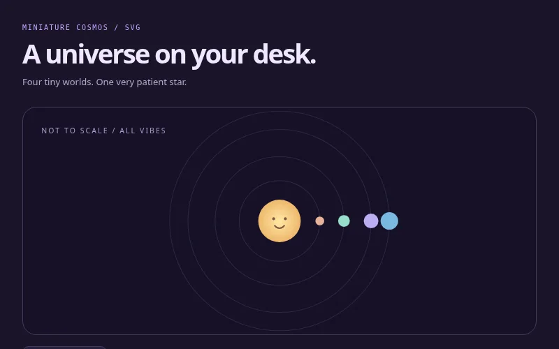 Preview of Little orbital observatory