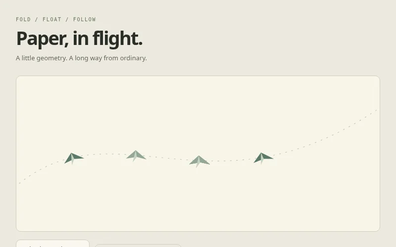 Preview of Paper birds migration