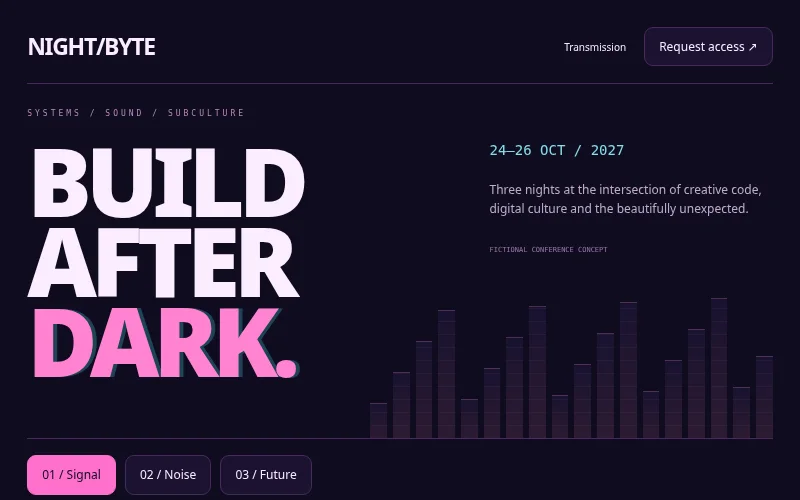 Preview of Nightbyte — cyberpunk event