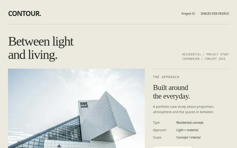 Preview of Contour — architecture case study